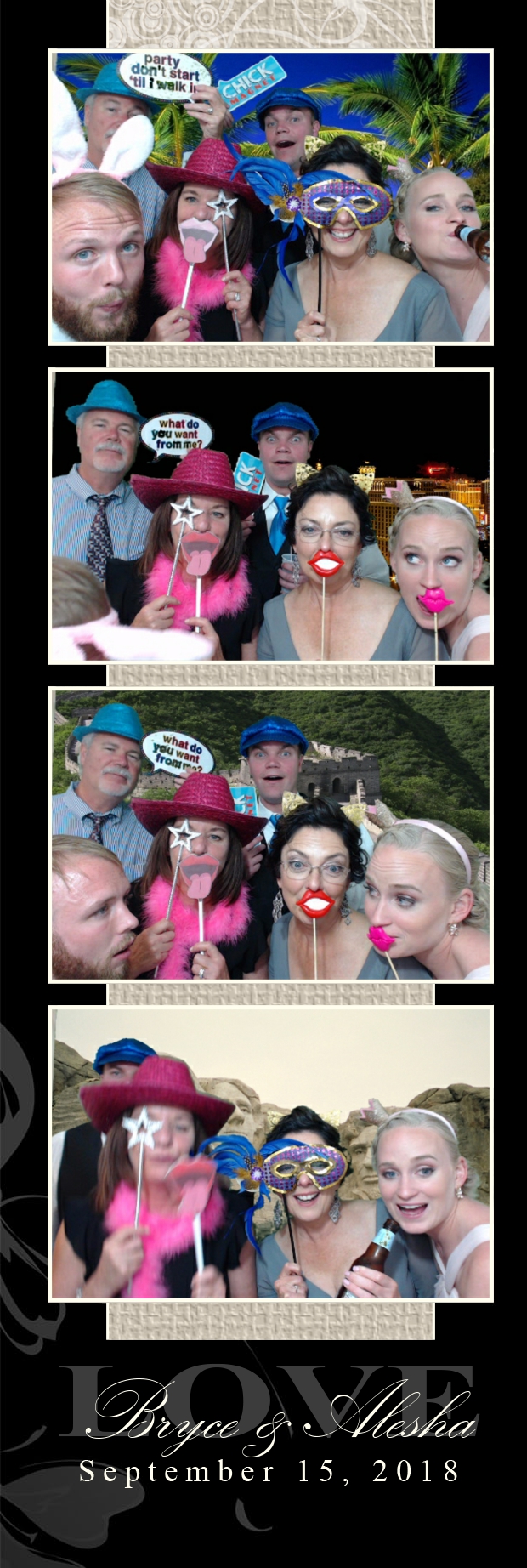 Alesha and Bryce's Wedding | View more photos from the event at gallery.photoboothbillings.com/u/PhotoBoothBillings/Alesha-and-Bryces-Wedding